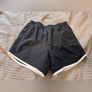 Nike Black and White Athletic Shorts